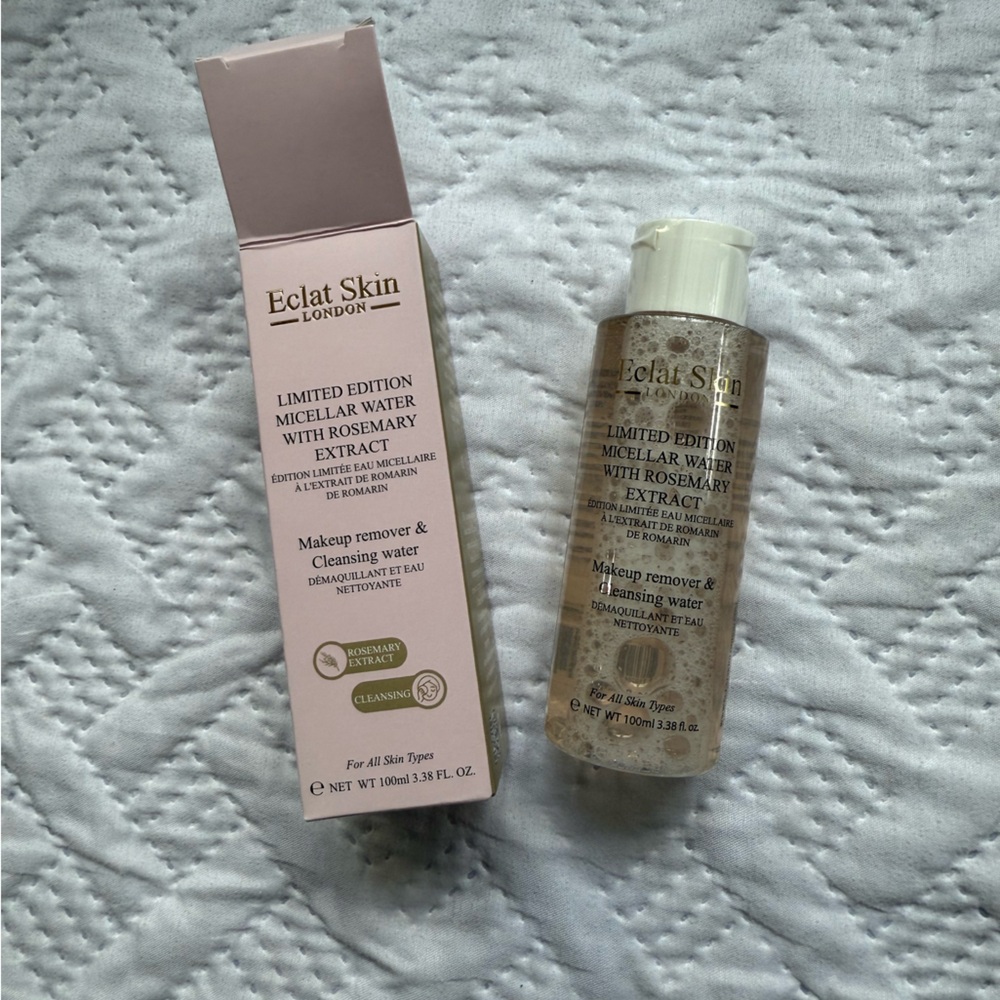 ECLAT SKIN Limited Edition Micellar Water with Rosemary Extract 100ml NEW in Box